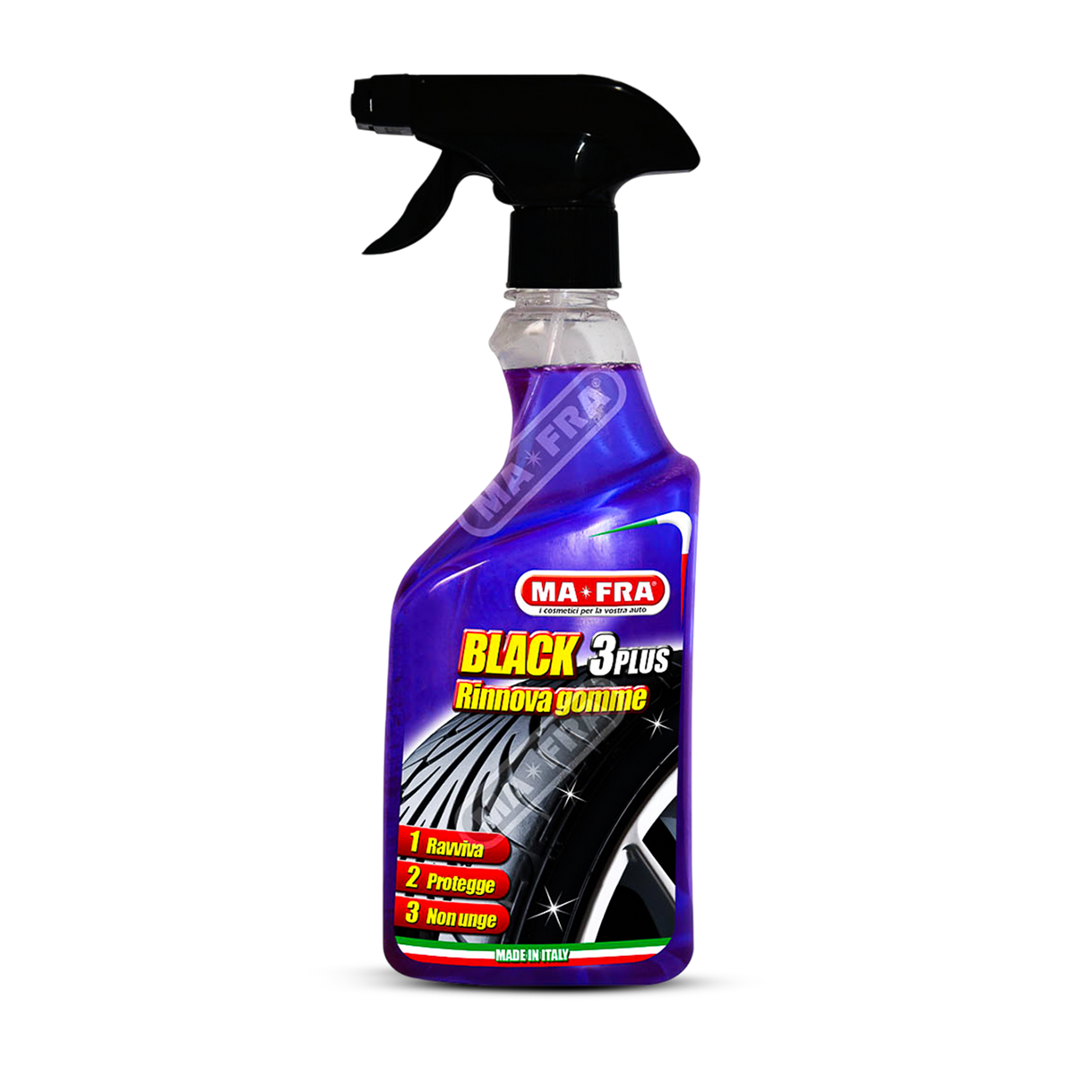 Black 3Plus “ 500Ml Tire Blackener & Shiner | Uv Protection, Long-Lasting Shine